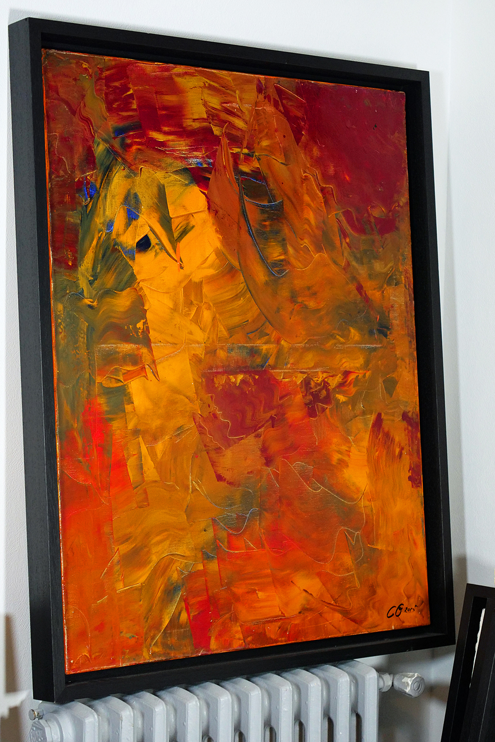 chouette toile christine gaudy artiste peintre
