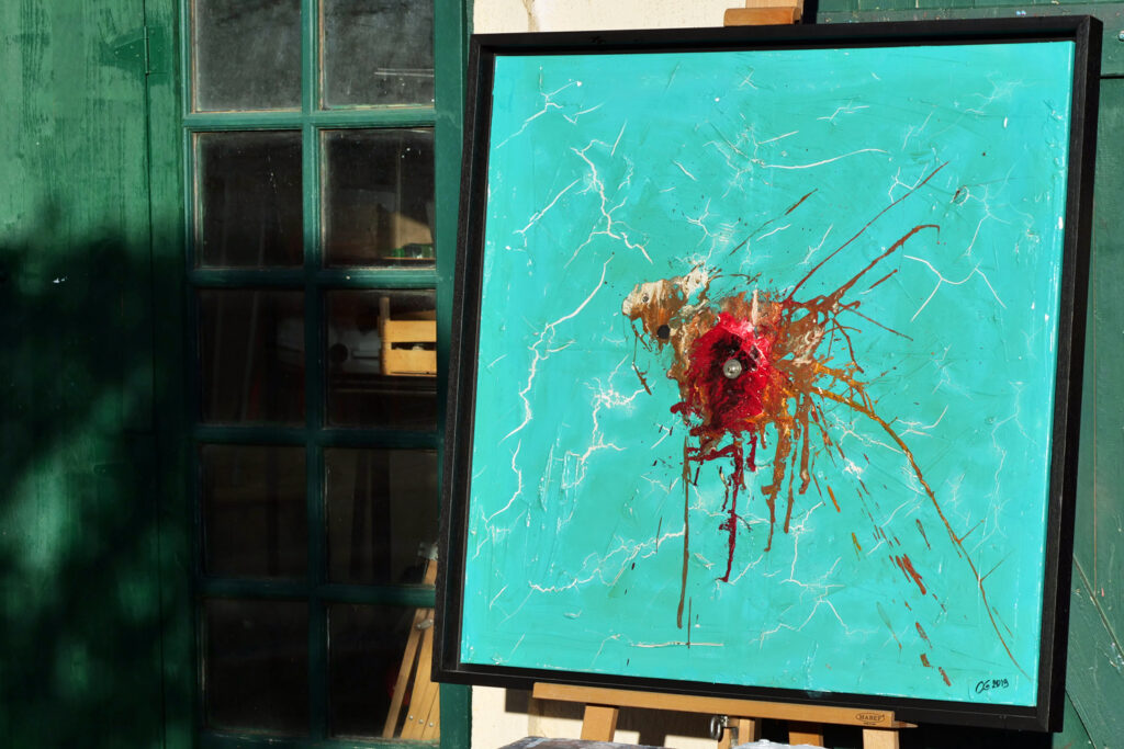 déchirement christine gaudy artiste peintre